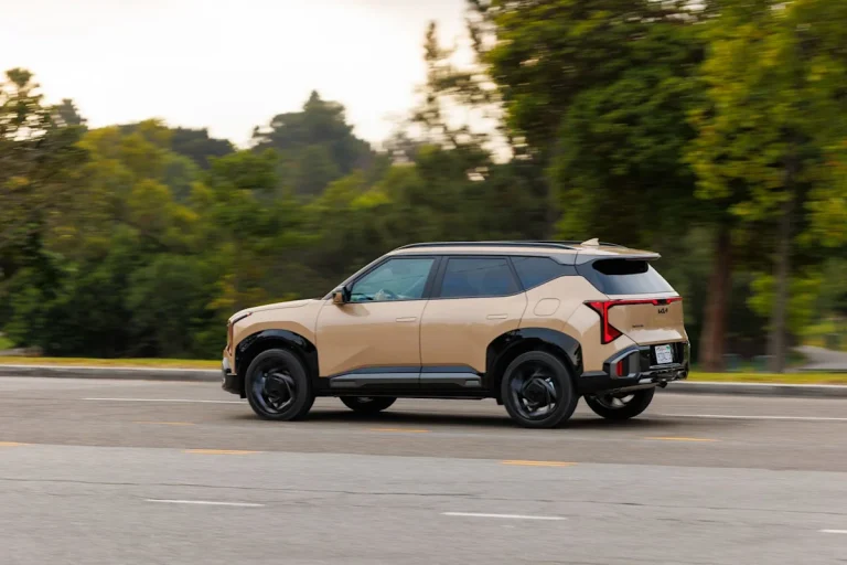 Exterior profile view of the redesigned 2027 Kia Seltos SUV