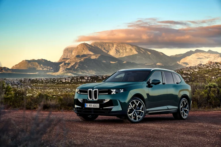 The redesigned 2027 BMW X5 showcasing its bold Neue Klasse styling, updated proportions, and muscular stance.