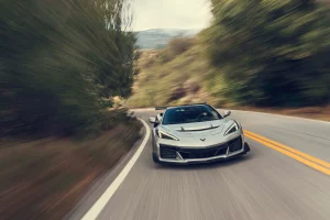 Classic Chevrolet Corvette showcasing historical performance and acceleration styling