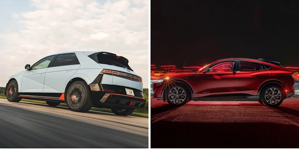 Lineup of electric vehicle award winners