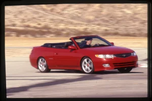 The 2001 Toyota Camry Solara equipped with TRD Stage 3 performance parts.