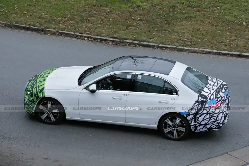 2026 Mercedes C-Class Keeps Gas Power Alive With A Facelift | Carscoops