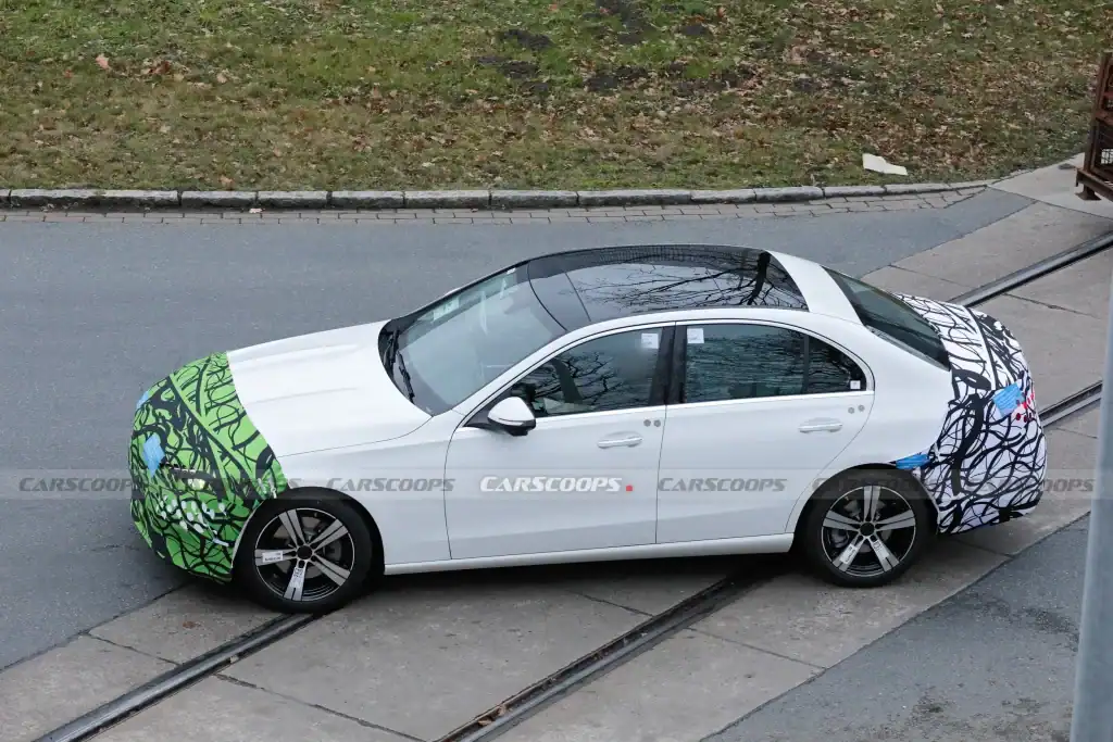2026 Mercedes C-Class Keeps Gas Power Alive With A Facelift | Carscoops