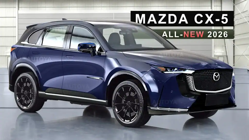 All-New, Digitally Redesigned 2026 Mazda CX-5 Flaunts Its PHEV Across