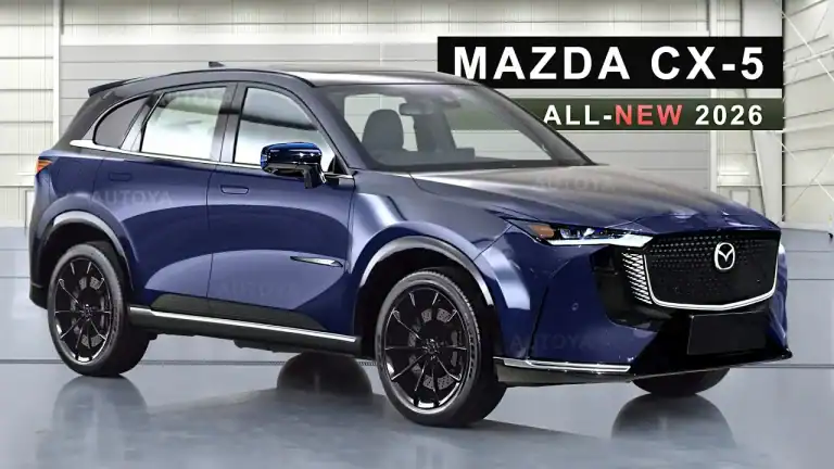 All-New, Digitally Redesigned 2026 Mazda CX-5 Flaunts Its PHEV Across