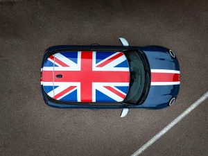 Exterior view of the 2027 Mini Cooper Heritage Edition