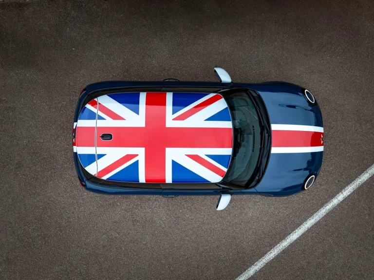 Exterior view of the 2027 Mini Cooper Heritage Edition