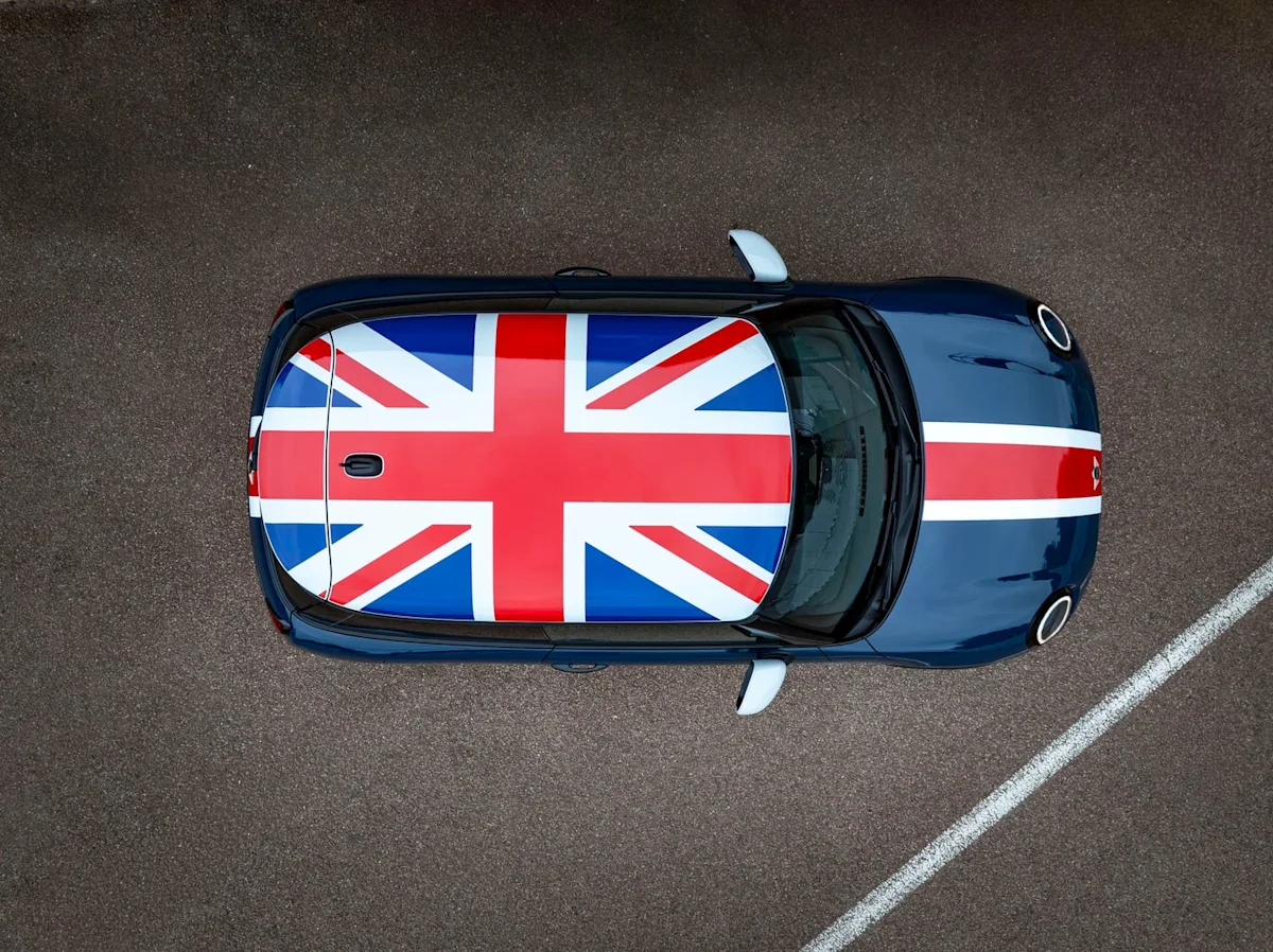 Exterior view of the 2027 Mini Cooper Heritage Edition