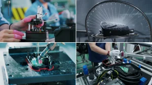Inside the highly automated assembly line of Lectron EV charging adapters and Nexus Level 2 home chargers.