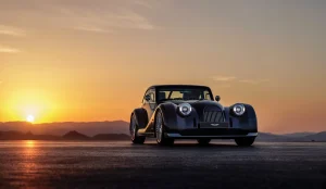 The elegant profile of the limited-run Morgan Midsummer Coupe