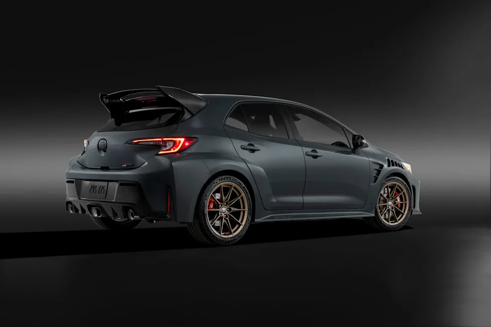 2026 Toyota GRMN Corolla track hatchback on circuit