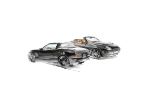 A classic Qvale Mangusta convertible featuring Marcello Gandini bodywork
