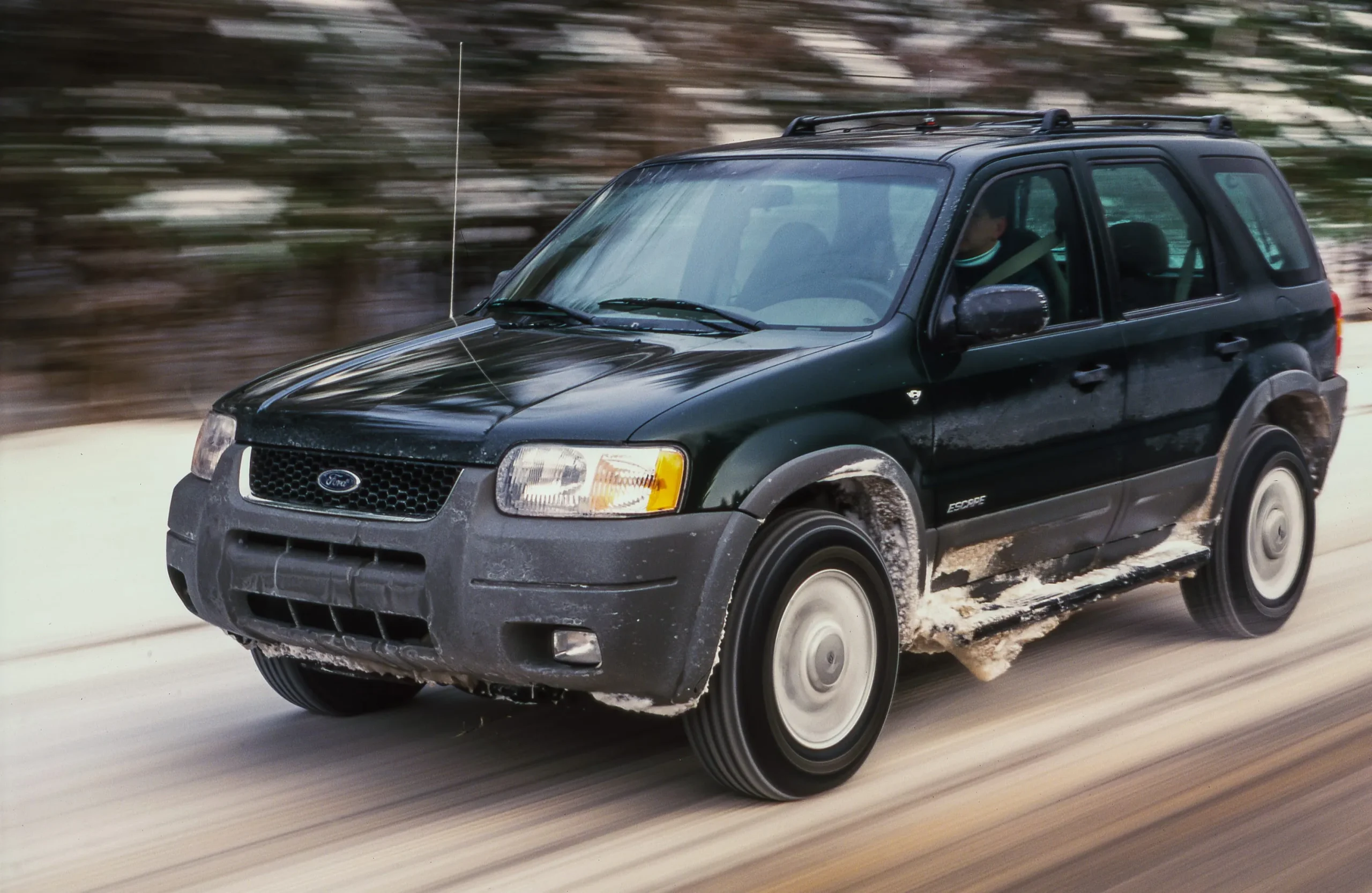 Concept representation of a small boxy Ford subcompact SUV