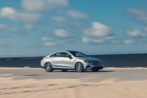 The exterior design of the 2026 Mercedes-Benz CLA250+