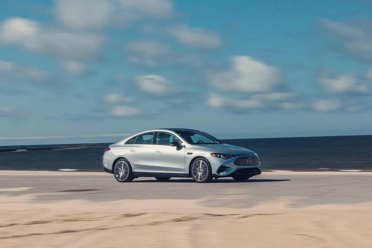 The exterior design of the 2026 Mercedes-Benz CLA250+