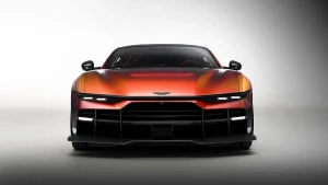 The exterior design of the 2027 Aston Martin Valen sports car