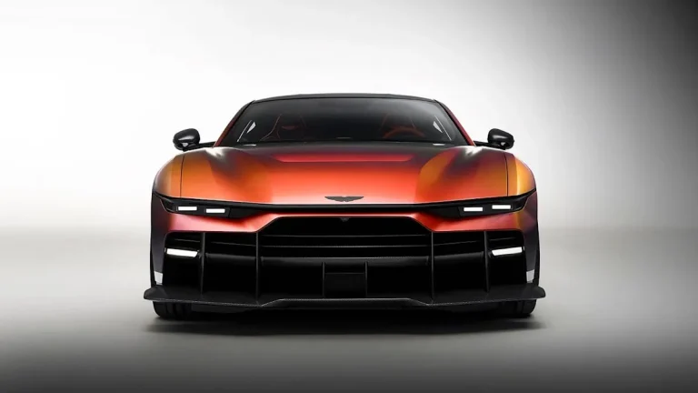 The exterior design of the 2027 Aston Martin Valen sports car
