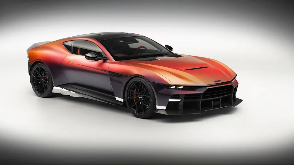 The exterior design of the 2027 Aston Martin Valen sports car