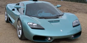 The Gordon Murray Special Vehicles S1 hypercar parked outdoors