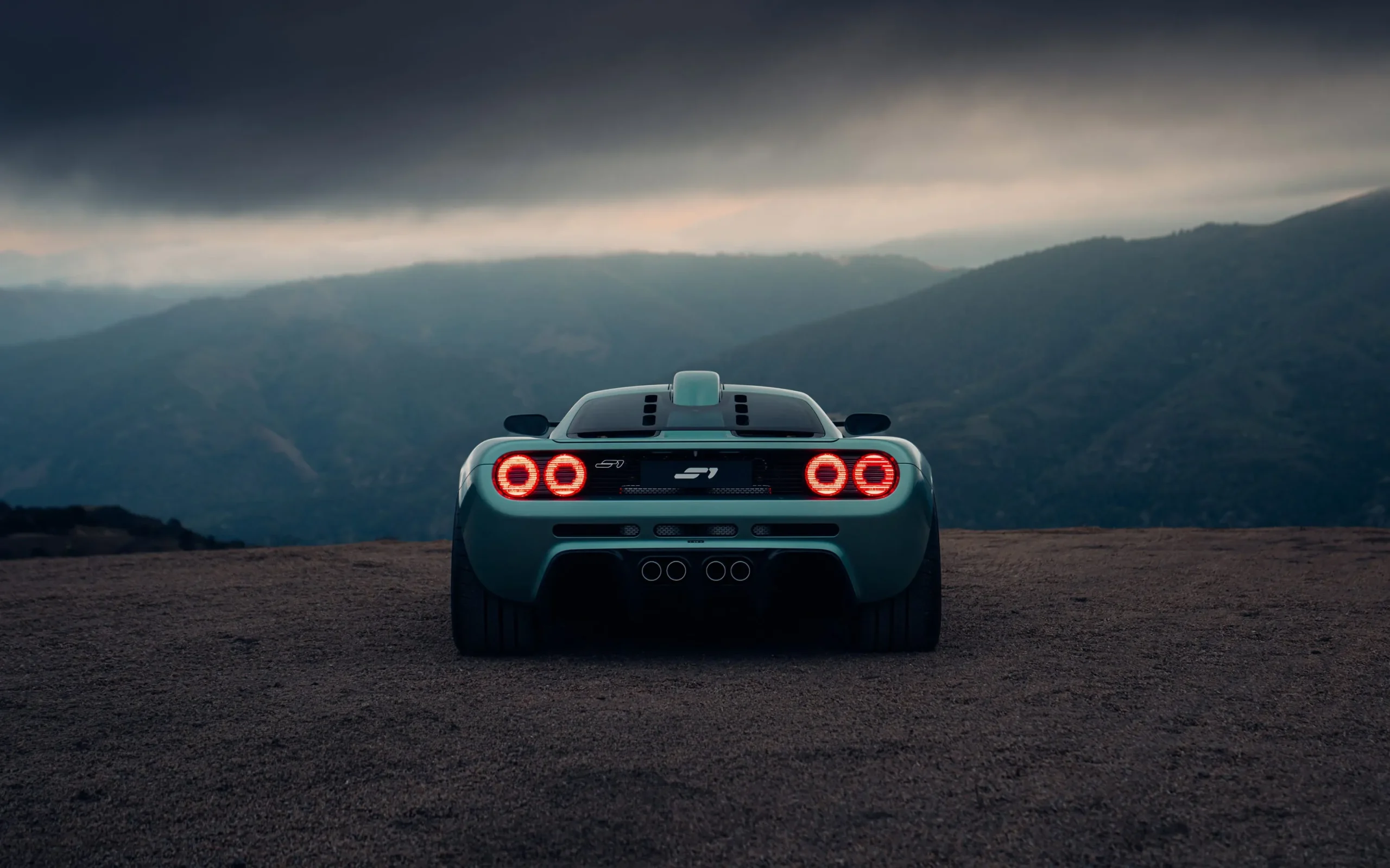 The Gordon Murray Special Vehicles S1 hypercar parked outdoors