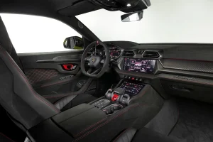 The luxurious and sporty cockpit of the 2027 Lamborghini Urus SE Performante
