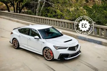 The sporty profile of the award-winning Acura Integra Type S performance sedan