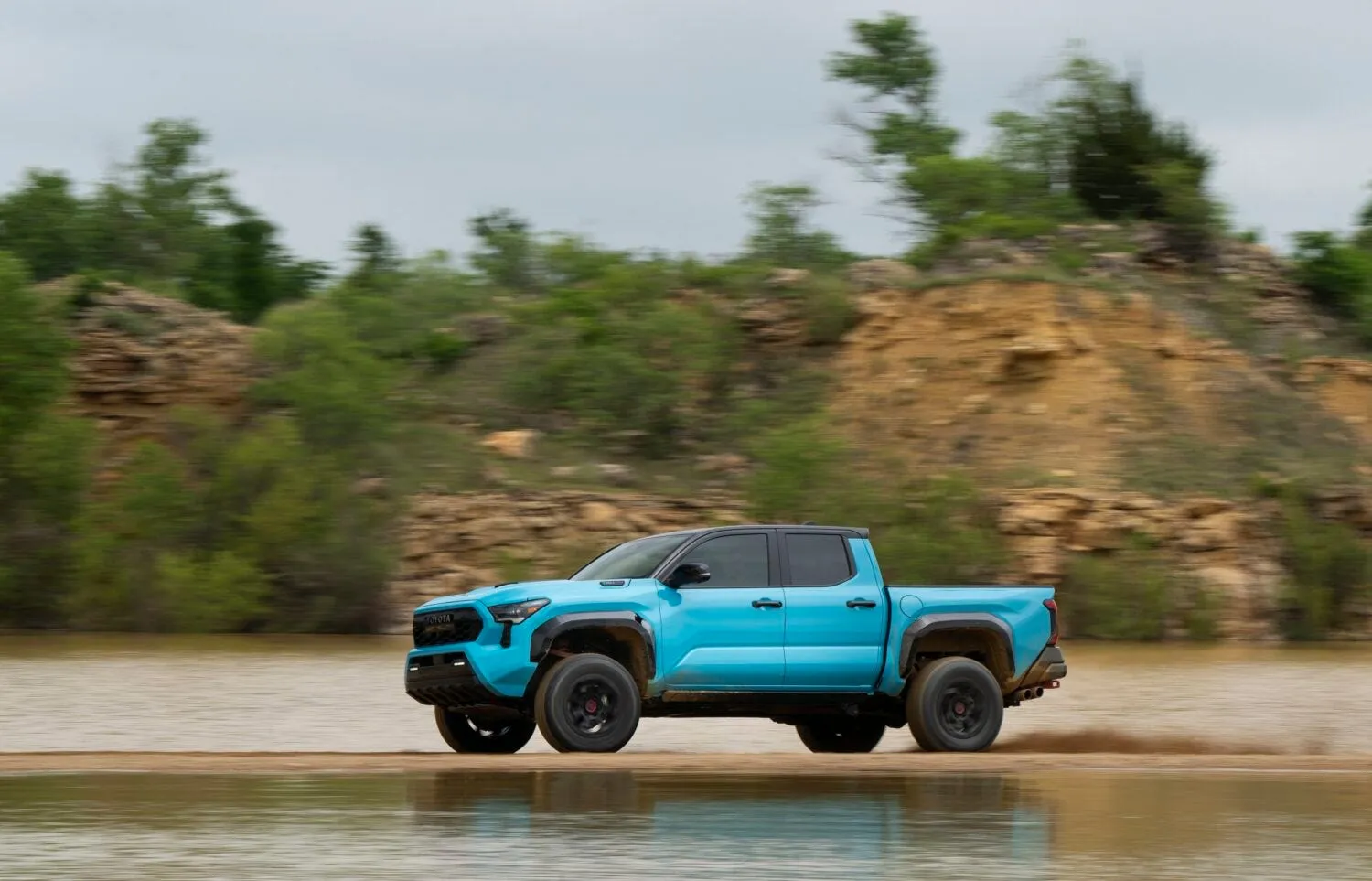 Toyota Tacoma pickup truck being manufactured in San Antonio Texas