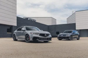We Pit the Acura Integra Type S Against the VW Golf R to