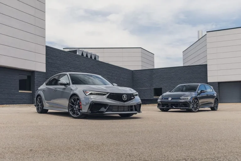 We Pit the Acura Integra Type S Against the VW Golf R to