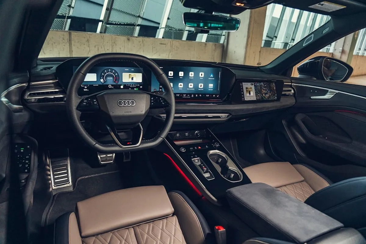 2026 Audi A6 Quattro interior dashboard and screen layout