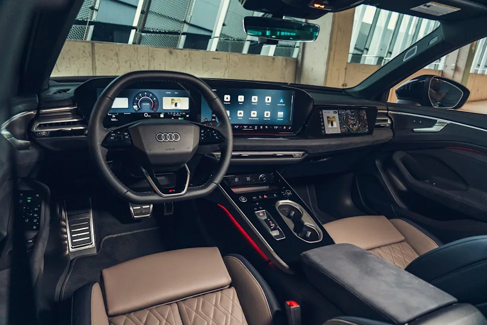 2026 Audi A6 Quattro interior dashboard and screen layout
