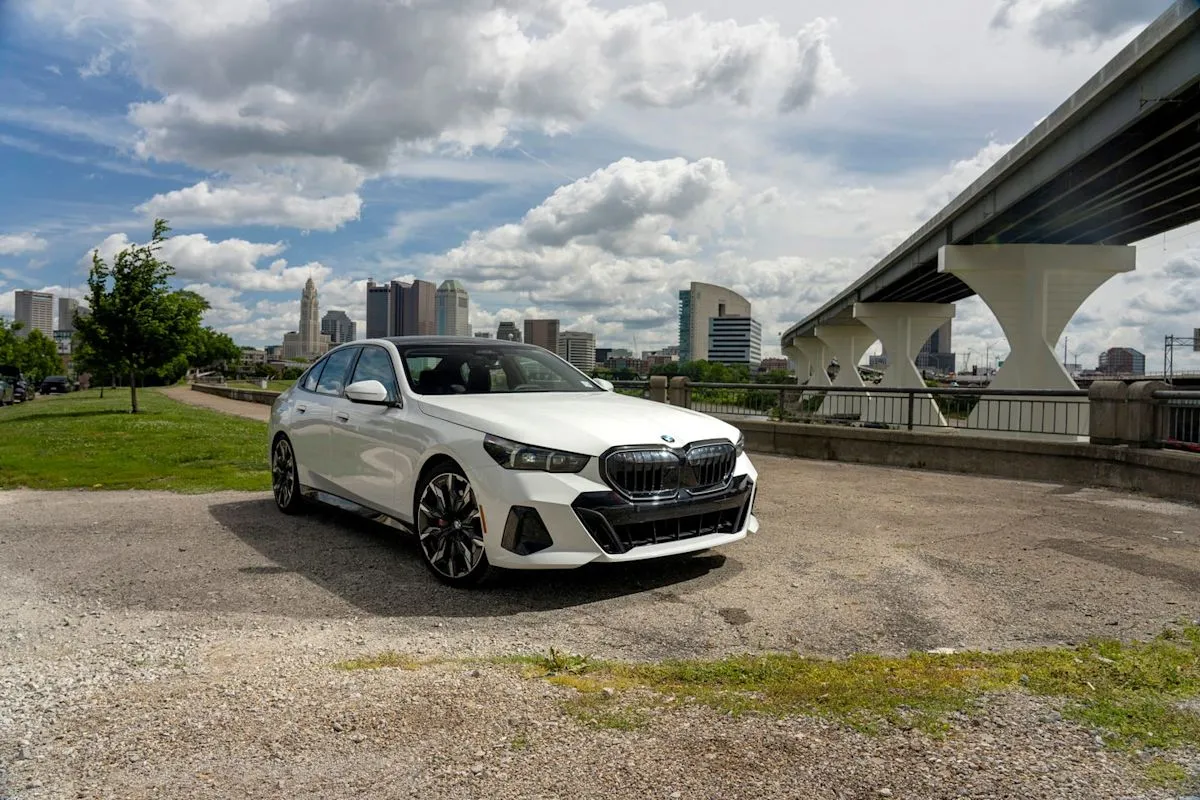 Exterior view of the 2026 BMW 540i xDrive featuring M Sport package