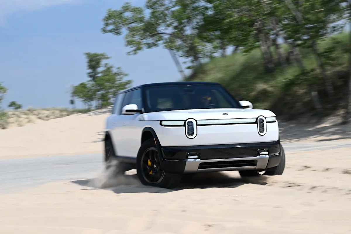 Exterior view of the 2026 Rivian R2 SUV