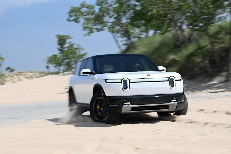 Exterior view of the 2026 Rivian R2 SUV