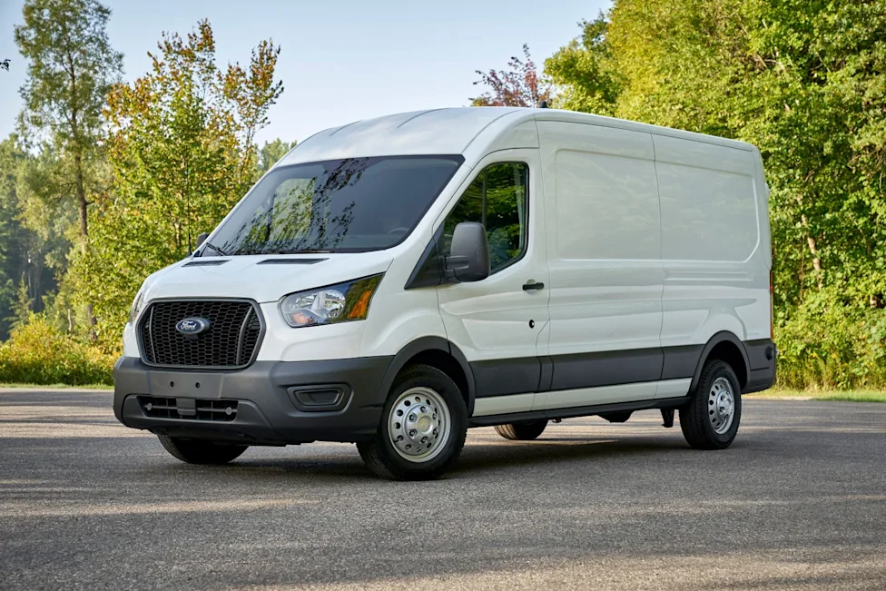 Overview of bestselling vehicles and trucks driving on the road