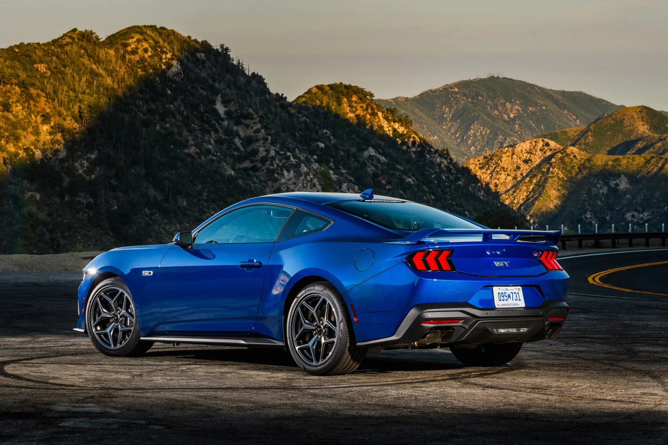 Prototype design concept of a four-door Ford Mustang sedan