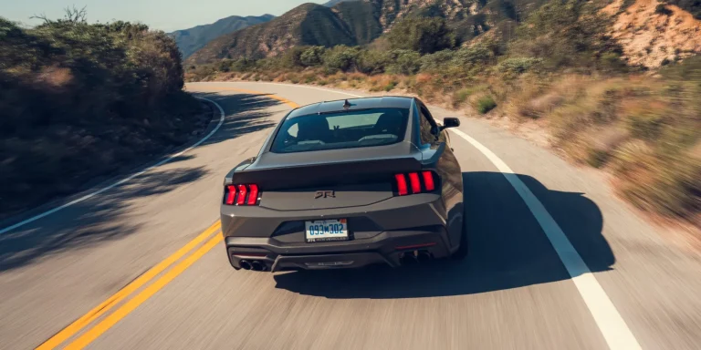 Prototype design concept of a four-door Ford Mustang sedan