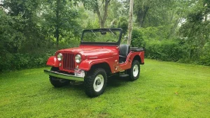 Red 1964 Jeep CJ-5A Tuxedo Park classic utility vehicle