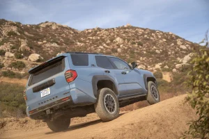 Toyota 4Runner TRD Off-Road driving on an off-road trail