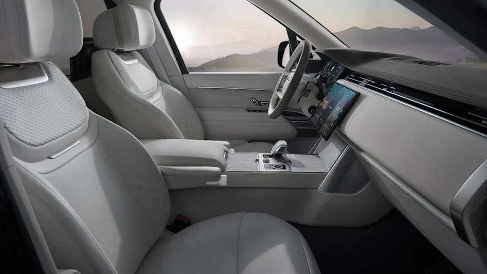 View Interior Photos of the 2027 Land Rover Range Rover Electric